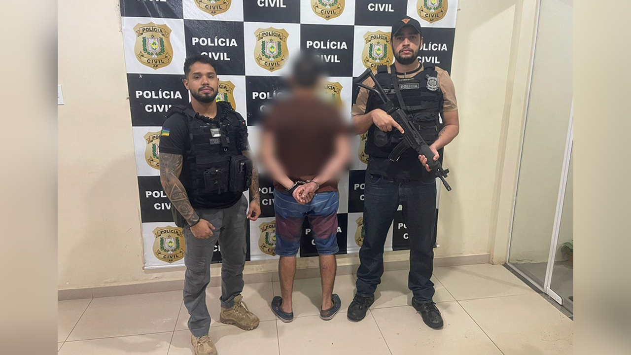 EM MACAPÁ, POLÍCIA CIVIL PRENDE INDIVÍDUO CONDENADO JUDICIALMENTE PELO CRIME DE HOMICÍDIO E INVESTIGADO PELO CRIME DE PERSEGUIÇÃO NO CONTEXTO DE VIOLÊNCIA DOMÉSTICA